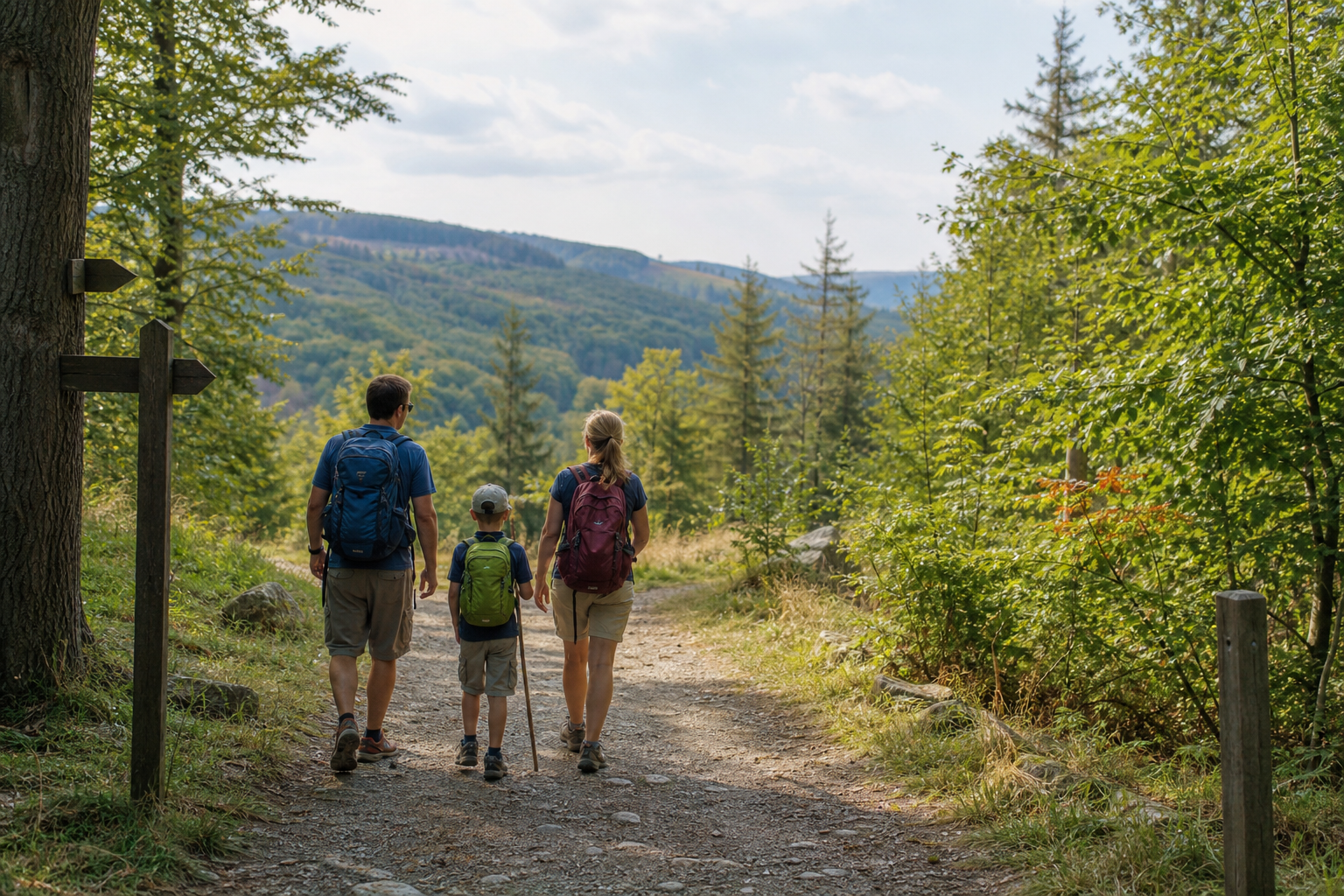 Wanderweg im Harz bei Wernigerode für einen entspannten Kurzurlaub