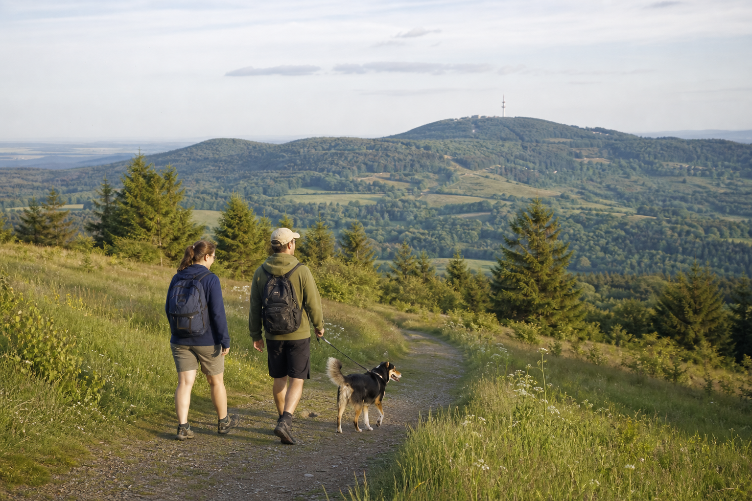 Urlaub mit Hund im Vogelsberg: Hoherodskopf, Nidda-Stausee und entspannte Wandertage