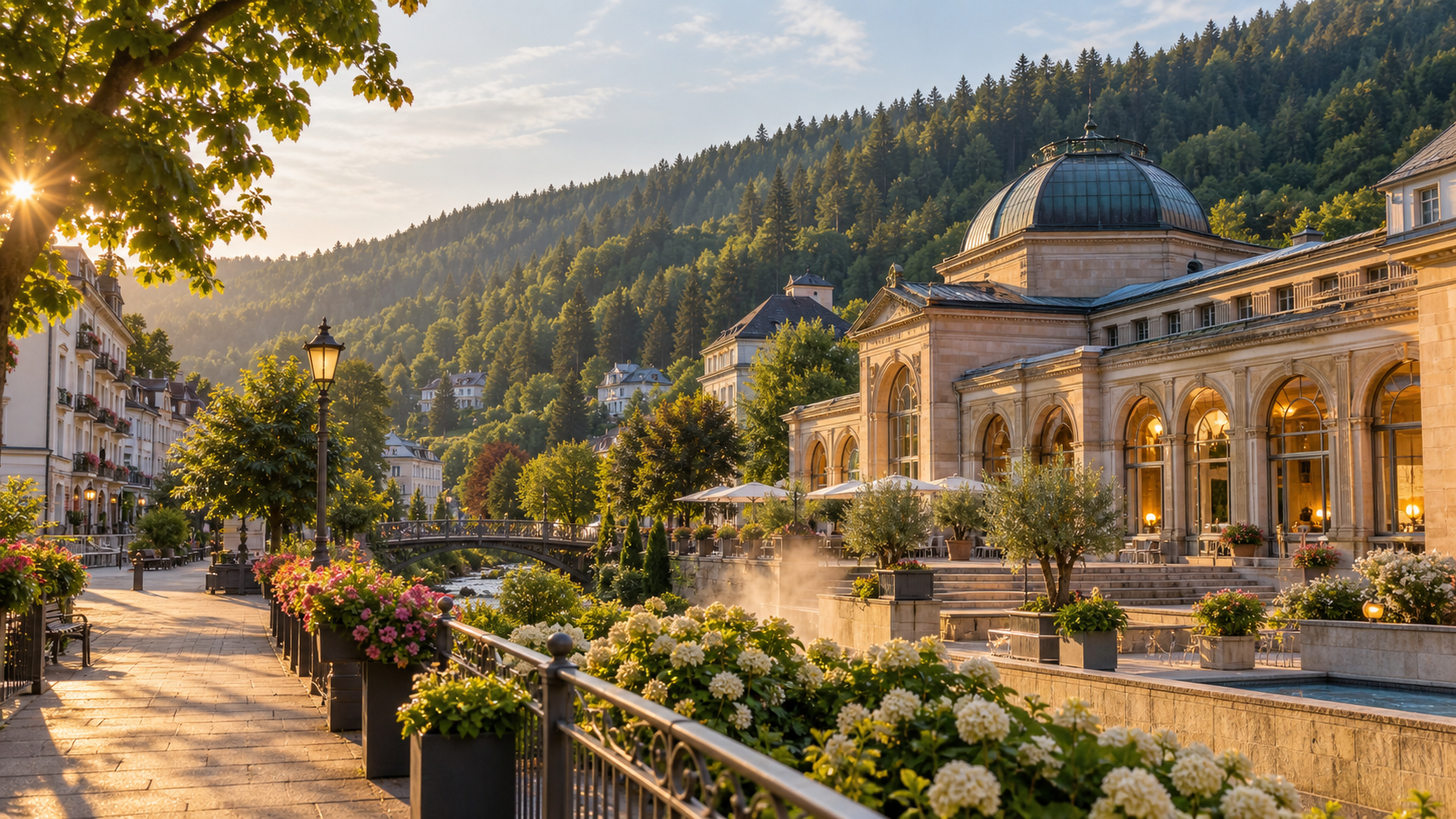 Wellness-Wochenende in Badenweiler: Cassiopeia Therme, Kurpark und Markgräflerland planen