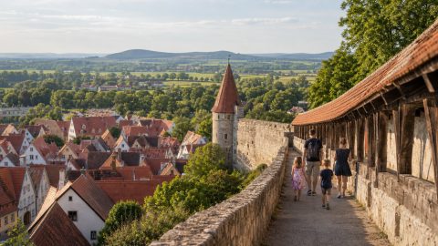 Familienwochenende im Nördlinger Ries: Krater, Stadtmauer und kurze Wege planen